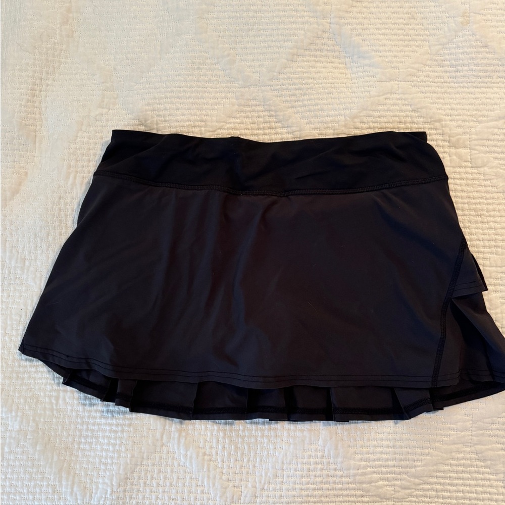 Lululemon Black Run Pace Setter Skirt Size 8